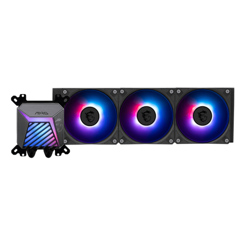 VENTILADOR P/CPU MSI (MAG CORELIQUID A15 360) ARGB,ENFRIAMIENTO LIQUIDO, 3 FAN, 360MM, NEGRO image 2